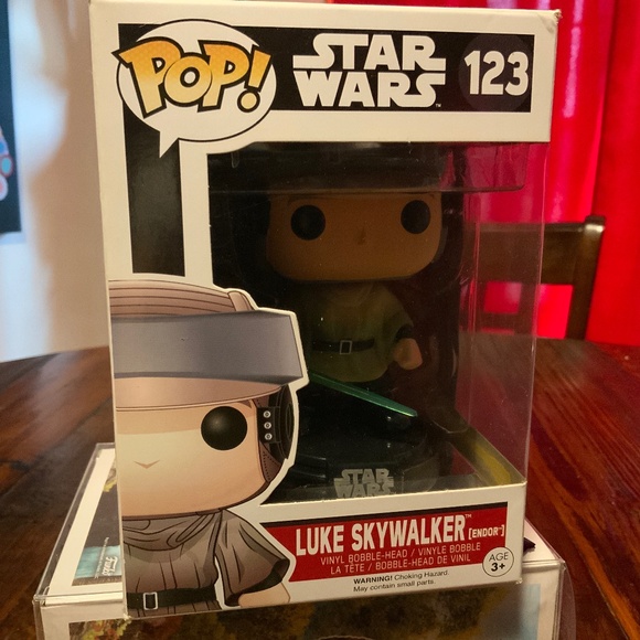 FUNKO Pop! Star Wars - Luke Skywalker (Endor) #123 - Picture 1 of 9